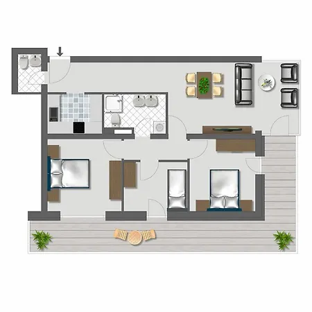 Apartmán Panorama Rosie Design *